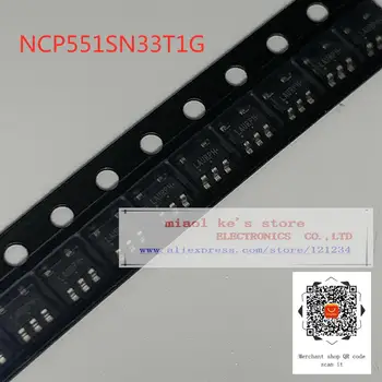 

[10pcs-50pcs]100%New original: NCP551SN33T1G NCP551SN33 SOT-23-5/TSOT-23-5 - Linear Voltage Regulator, LDO, CMOS Low Iq, 150 mA
