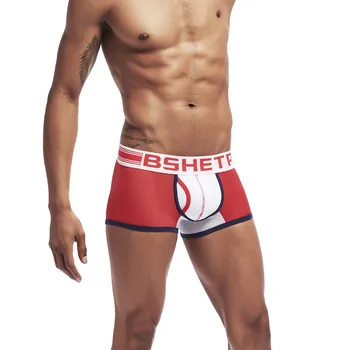 

Ropa Interior Masculina Men Boxer Pants Breathable Mesh Sexy U Convex Cotton Nylon Underwear Wholesale Breathable Men's Shorts