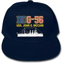 Детская бейсболка для младенцев USS John S. McCain, DDG-56, регулируемая бейсболка, солнцезащитный козырек