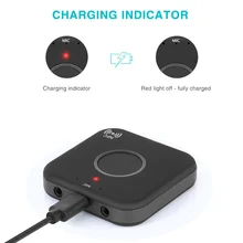 Wireless Transmitter 3 5mm Audio Receiver Adapter Bluetooth 4 2 Receiver Car Headphone Speaker Stereo Receiver Mic