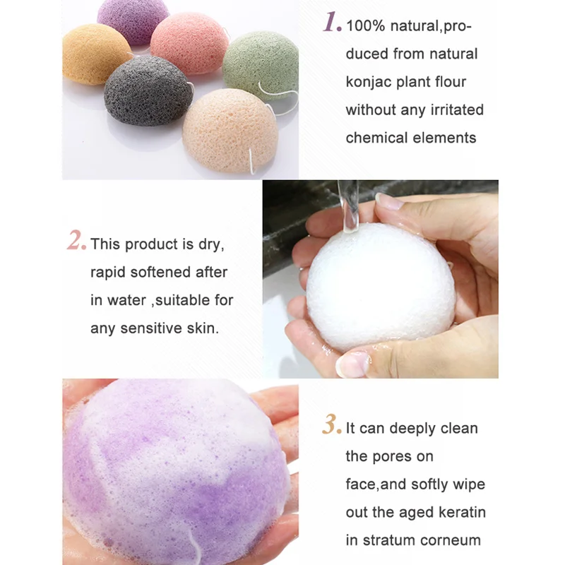 Новинка, 2 шт., спонж для макияжа, спонж для лица, очищающий, для мытья лица, инструменты для макияжа, CLA88