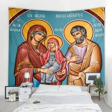 Mundo famoso pintura mona lisa tapeçaria decorativa boêmio hippie tapeçaria de parede decorativa pendurado em casa quarto