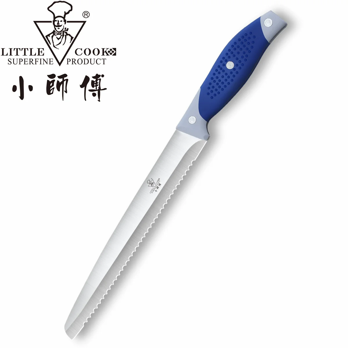 

Little Cook 8" Bread Knife Kitchen Tools Stainless Steel Full Tang Knife Blade Ergonomic Handle Sharp durable Cutting The Bread