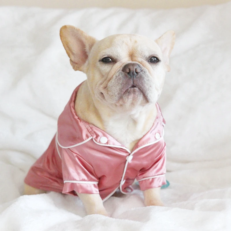 dog silk pajamas