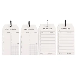 4Pcs Calendrier Bloc Notes Bloc Notes Gestion du Temps Bloc Notes Mémo Bloc Notes 