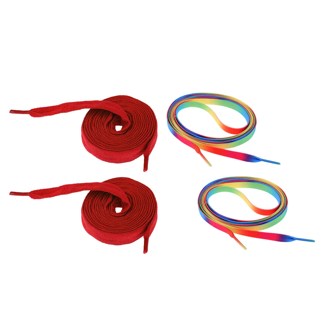 2 Pairs Roller Inline Skate Shoelaces Skates Strings Shoe Laces 180cm