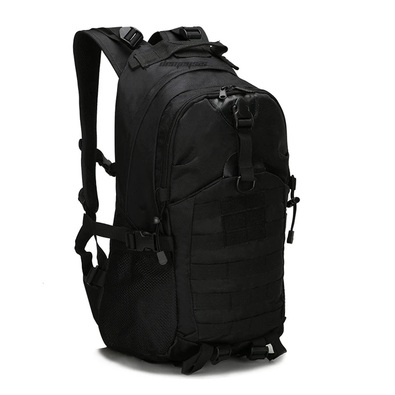 black Открытый тактический армейский Рюкзак Molle военный камуфляжный рюкзак походный кемпинг альпинистские тактические рюкзаки - Color: black