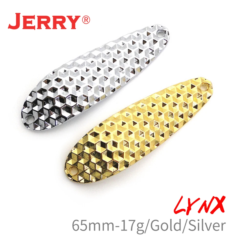 

JERRY 10 Pieces 17g 6.5cm Blank Body Hard Metal Alloy Sinking Casting Blade Salmon Pike Unpainted Spoons