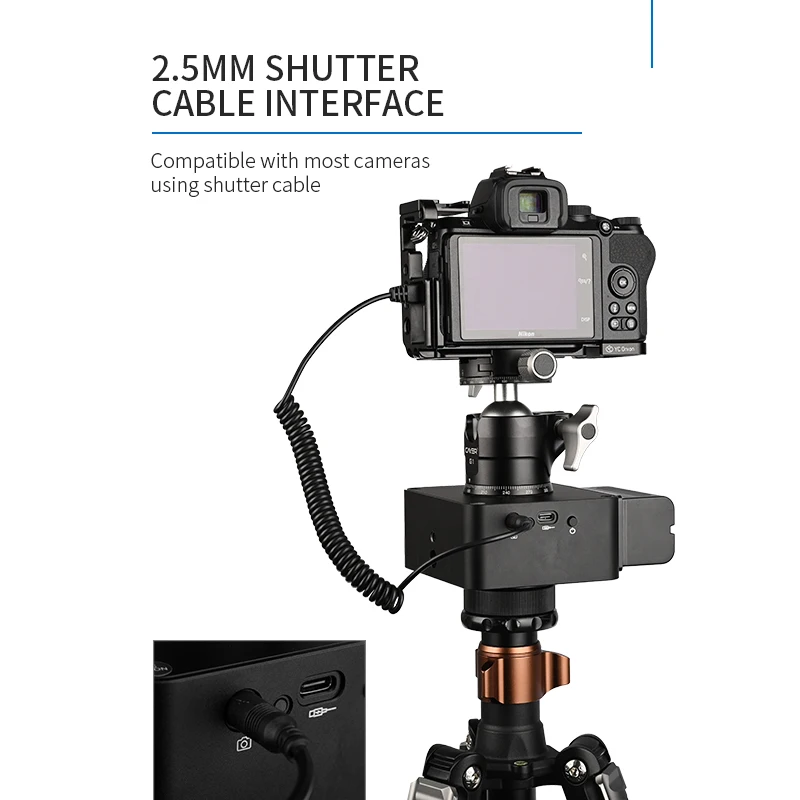 YC Onion Burger SE Panoramic Head Electric Tripod Head Motorized Time-lapse Video Stabilization APP Control Shooting Camera