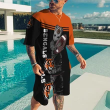 New 2021 Men's T-Shirt Rugby Team Sportswear Acetate Two-Piece Suit Lightweight and Breathable Adult, Youth, Street Leisure