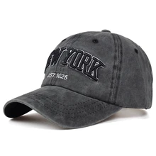 Новинка, Нью-Йорк, 3D бейсболка с вышивкой, для мужчин и женщин, универсальные, модные, уличные, повседневные, спортивные кепки, шапка для дикого папы