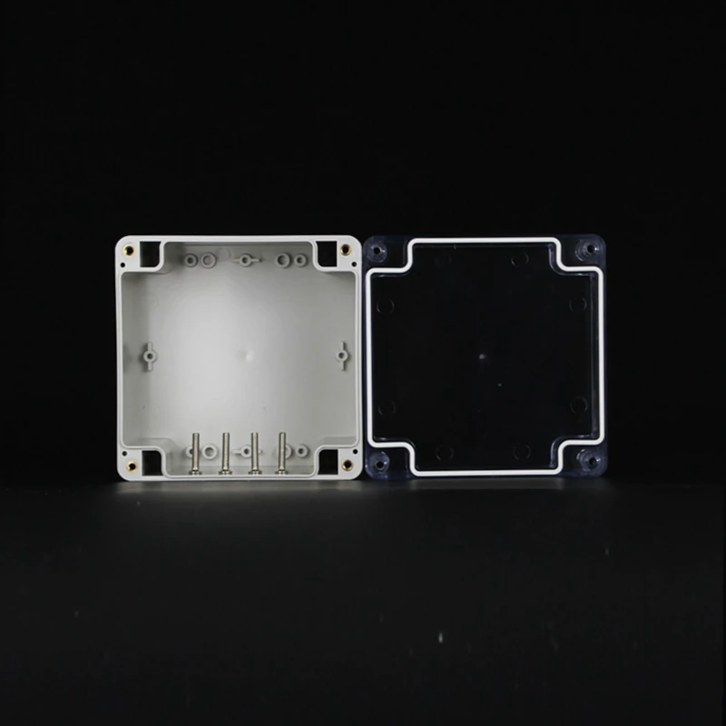 120x120x90 мм ABS IP65 водонепроницаемая Пластиковая распределительная коробка для проводов прозрачный распределительный футляр для проекта Корпус Электронный Прозрачный