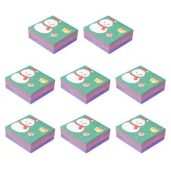 

8pcs Cartoon Notes Portable Memo Notes Self Adhesive Post-note (Random Style)