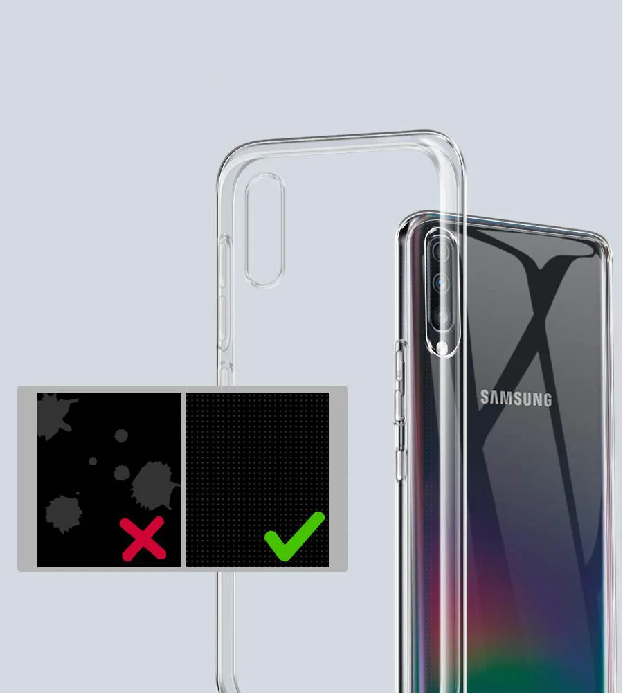 Для samsung A50 A70 A80 A40 A5 A7 A5 A7 A8 A9 S7 край S8 S9 S10 плюс S10E J5 J7 Note 8 9 чехол прозрачный