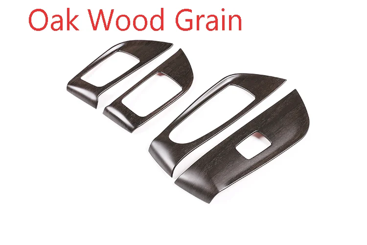 Oak Wood Grain ABS кнопка подъема окна автомобиля рамка Накладка для Mercedes benz E класс W213- левосторонний автомобильный аксессуар - Название цвета: Oak Wood Grain