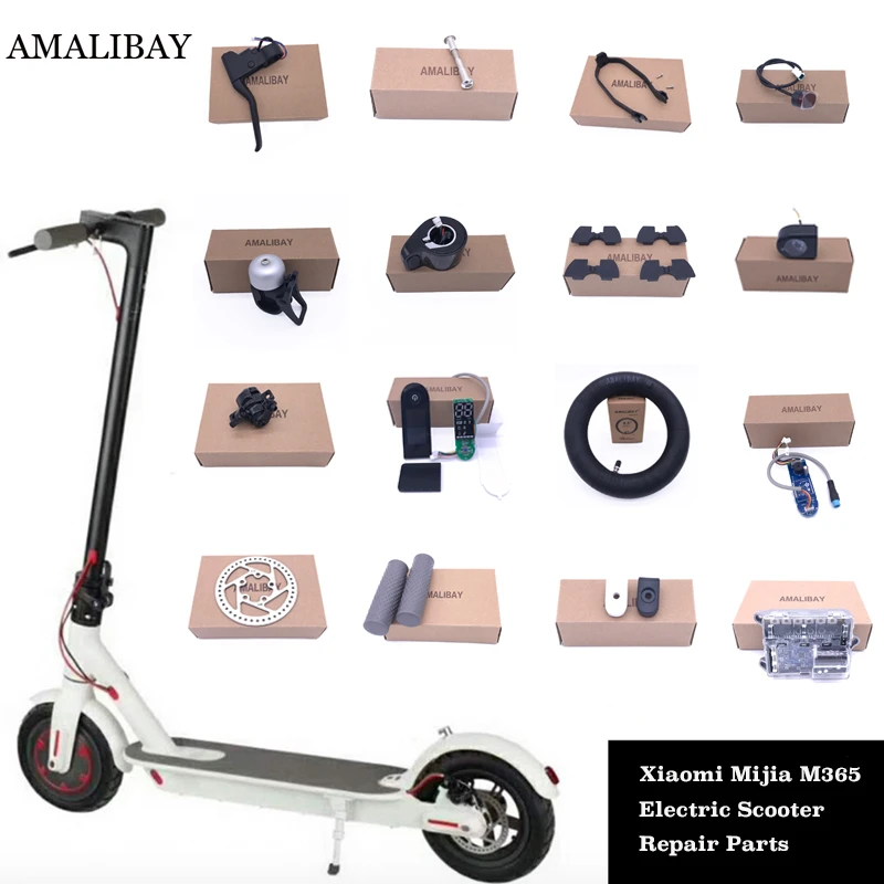 74 Various Repair Spare Parts Accessories for Xiaomi Mijia M365 Electric Scooter