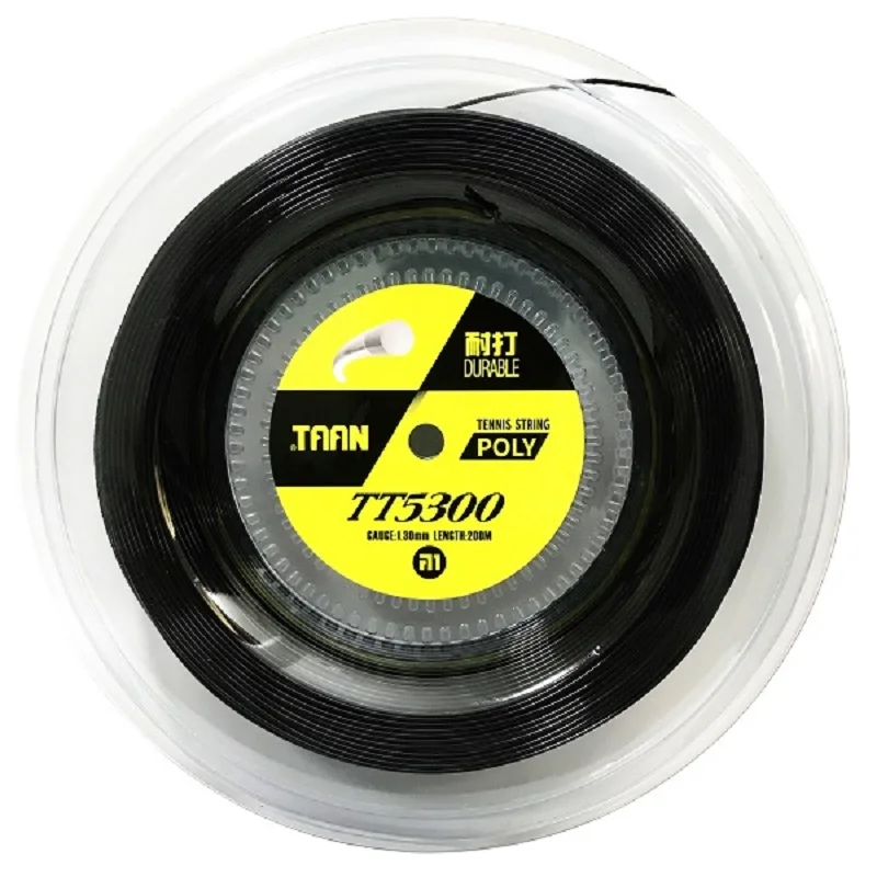 1 Reel Durable TAAN TT5300 Tennis Racket String 200m Reel string/Polyester  tennis strings