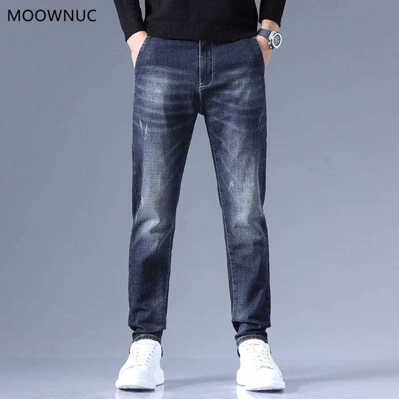 

Autumn And Winter 2022 New Men'S Fashion Trend Wild Windproof Comfortable Casual Jeans Men'S High Quality Solid Color Long Pants