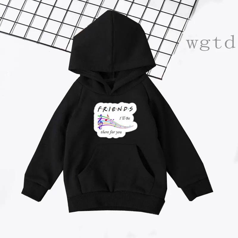 Hoodies 5 Detske Oblecenie/толстовки с капюшоном для детей; сезон осень-зима; теплая толстовка с надписью «Friends» для мальчиков и девочек; толстовка с капюшоном для малышей; Повседневная Толстовка; топы - Цвет: Hoodies 5