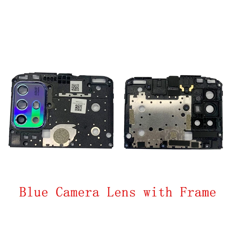 Rear Back Camera Lens Glass with Frame Holder For Motorola Moto G20 Camera Frame Repair Replacement Parts wide lens for mobile Lenses