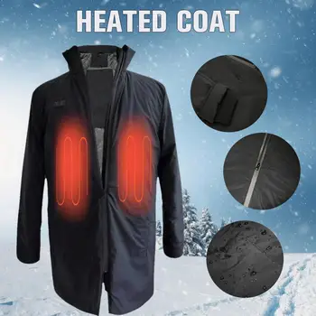 

3 Levels Temperature Control Heated Vest Men Lightweight Padded Heated Coat With USB Charging Waistcoat (Battery No Included)