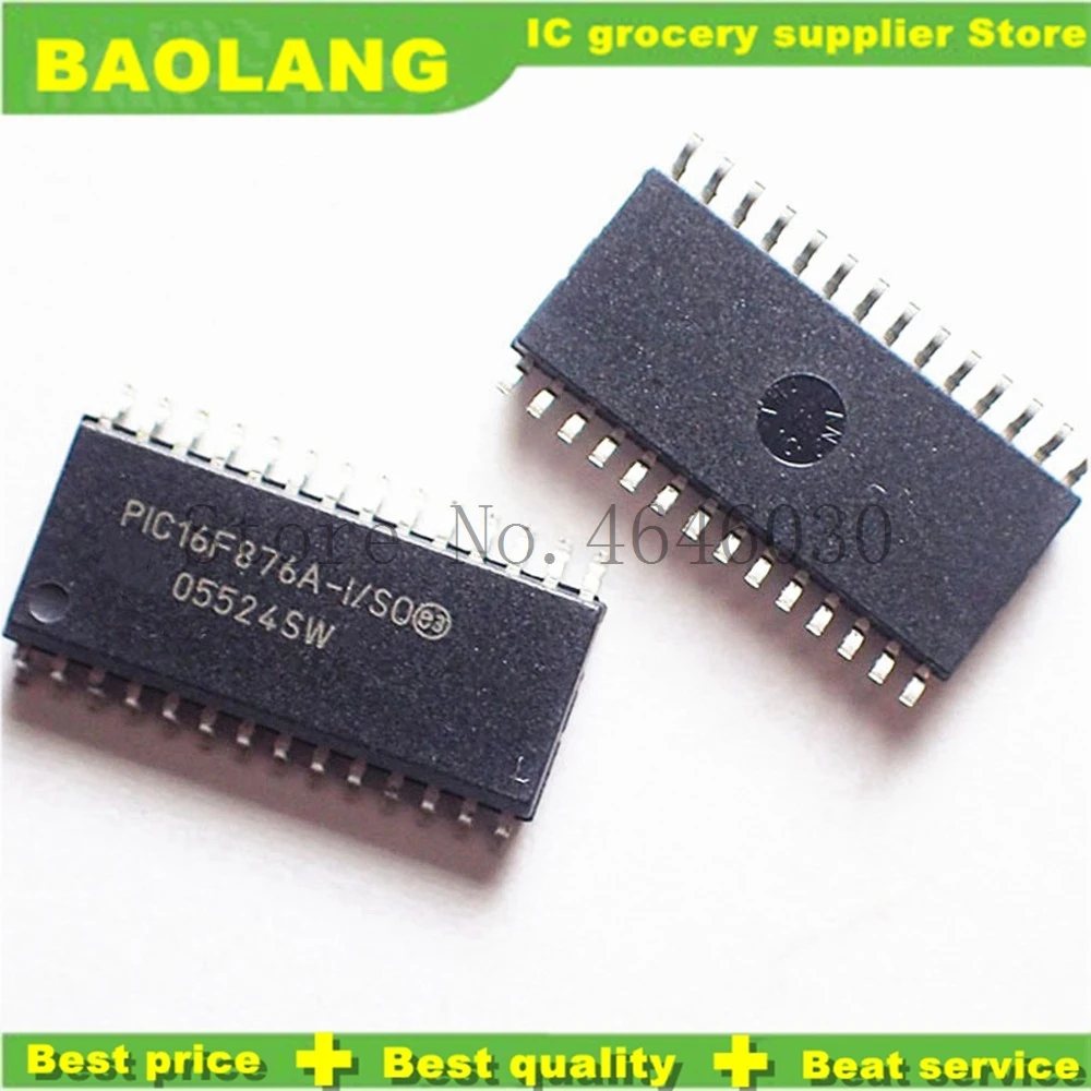 1 шт./лот PIC16F876A-I/SO PIC16F876A SOP-28 в наличии