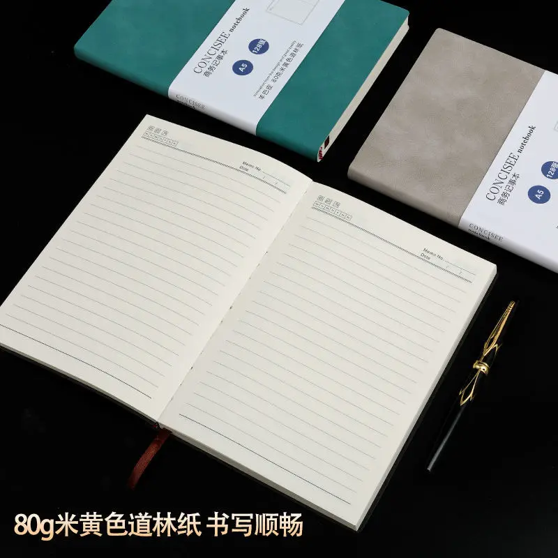 Super thick sketchbook Notebook 330 sheets blank pages Use as diary,  traveling journal, sketchbook A4,A5,A6 Leather soft cover