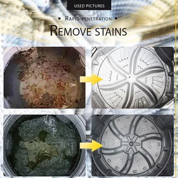 

20PCS Washing Machine Effervescent Tablet Cleaning Tablet Washer Cleaner Remover Cleaning Sheet Suit For All Washing Machine