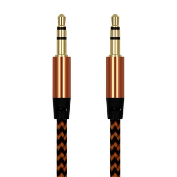 

HOT!! Quality 3.5mm Audio Cable Male To Male Jack Cord Stereo Audio Aux Cable Gold-Plated Auxiliary Audio For PC Car Speaker