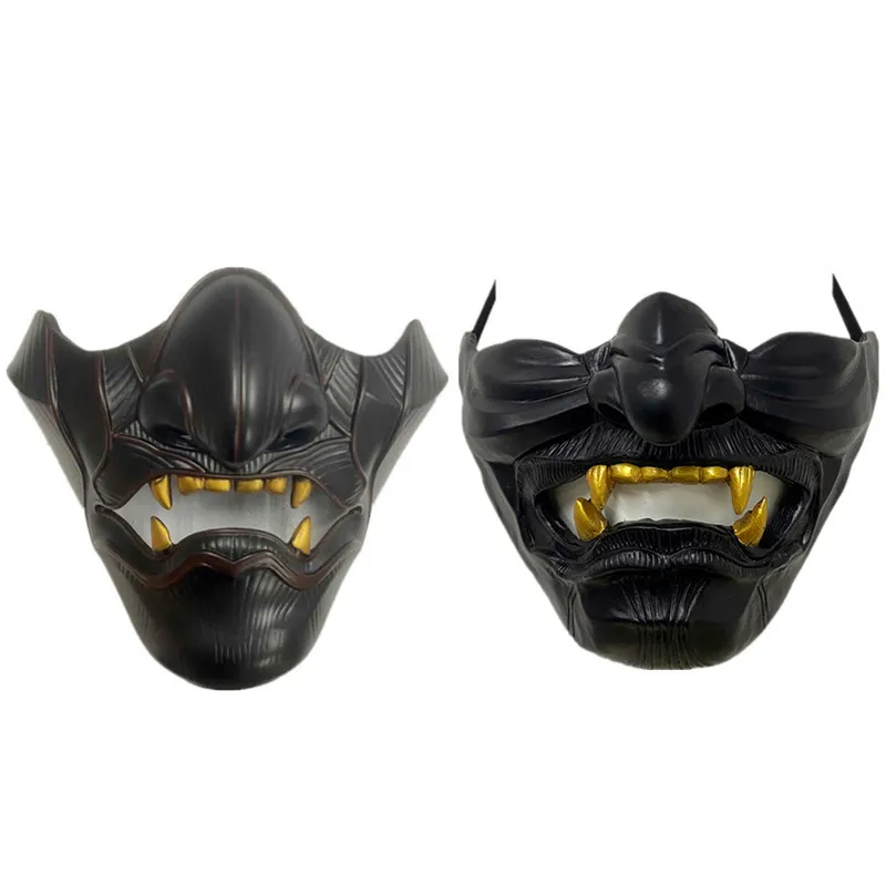 

Ghost of Tsushima Cosplay Mask Game Latex Half Face Masks Halloween Horror Costumes Props