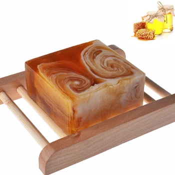 

Natural Handmade Propolis Honey Milk Soap Face Care Replenishing Skin Bleaching Deep Cleansing Soap