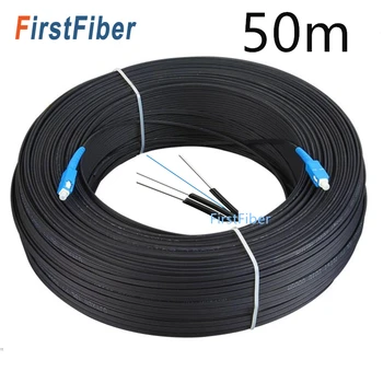 

FTTH Fiber Optic Drop Cable SC UPC 30m/50m Single Mode Simplex Outdoor Optical Fibre Optic cord Drop Cable Fibra Optica