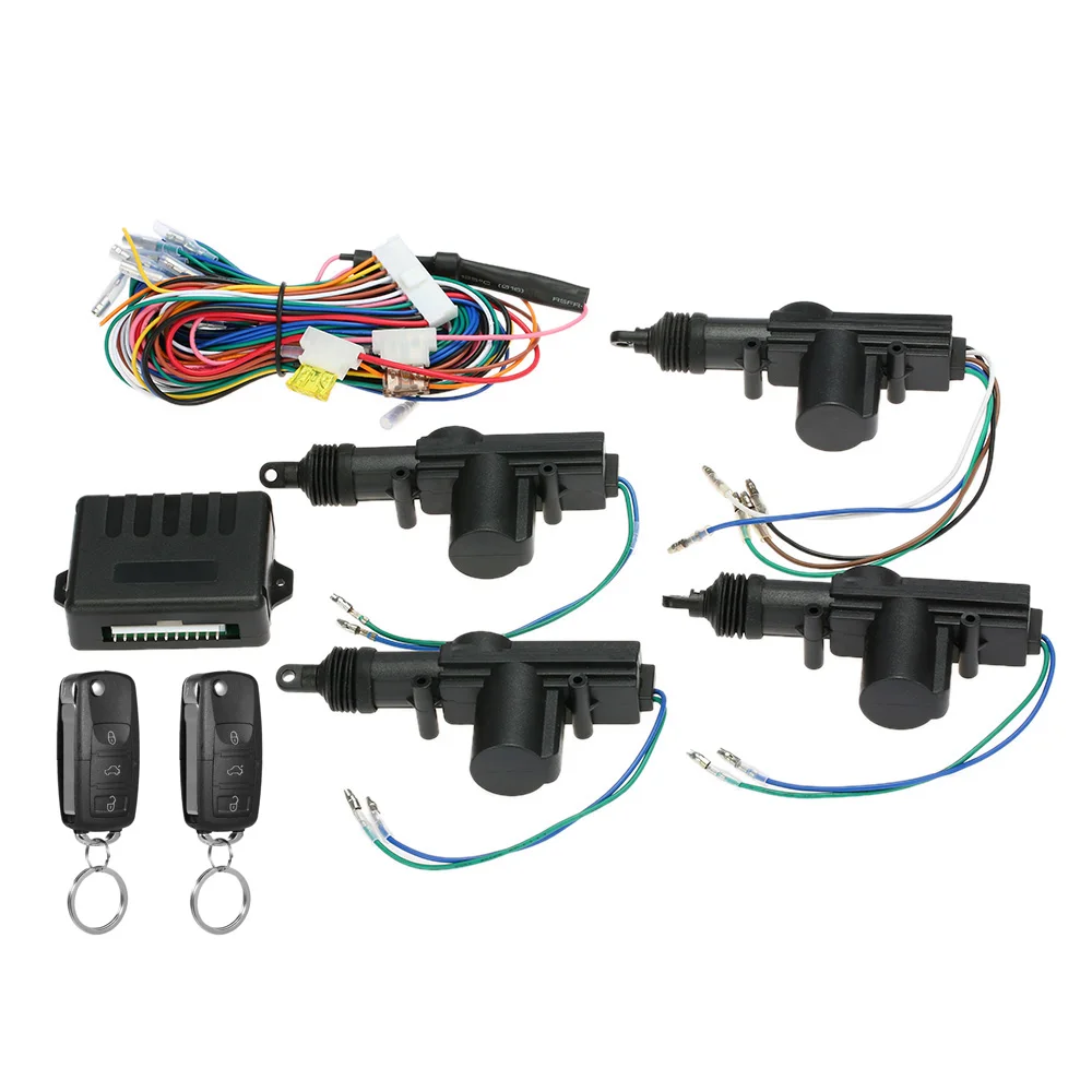 

Auto Car Alarm Car Door Lock Keyless Entry System Remote Central Control Locking Kit with Trunk Release Button Universal
