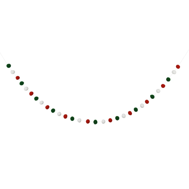 2,5 м войлочный шар, украшение-гирлянда, украшение для комнаты для девочек, шар для волос, Висячие шары, гирлянда для детской комнаты, Настенный декор, подвесное украшение