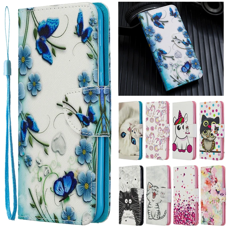 

For Samsung Galaxy A40 Case Leather Case on sFor Coque Samsung A40 A 40 A50 A20 A30 A10 A70 A20E A80 A60 Case Cover Wallet Cases