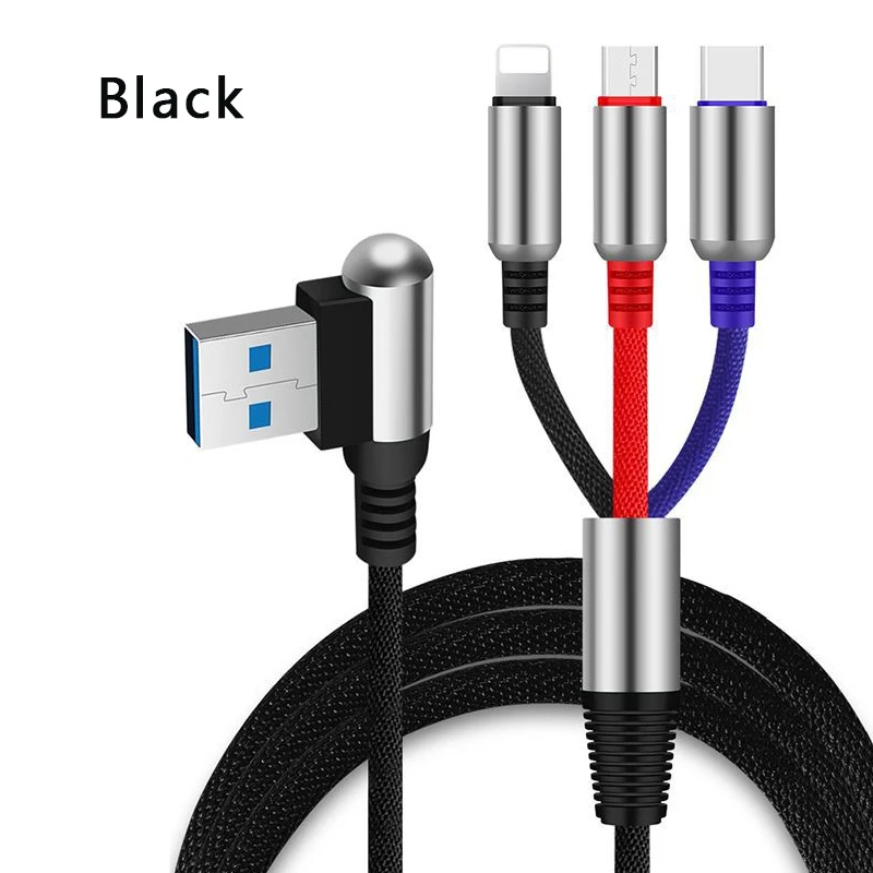 Мульти 3 в 1 usb зарядный кабель для samsung note8 s7 s8 type c зарядный шнур для huawei mate20 p20 micro usb chager провод для oppo
