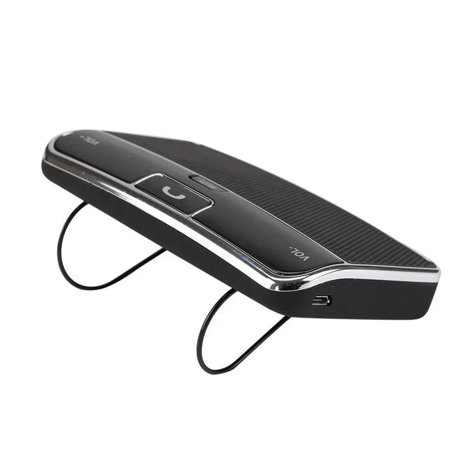Wireless Bluetooth Handsfree Speaker Phone MP3 Car Kit Sun Visor Clip Drive Multipoint Speakerphone Speaker Car Kit Sun Visor