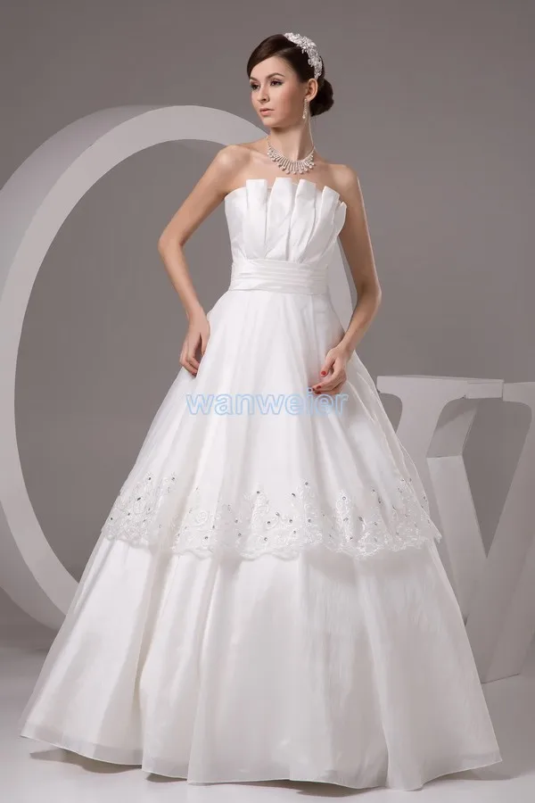 

free shipping new design hot sale tiaras custom size bridal gown discount wedding gown lace up wedding mother of bride dresses