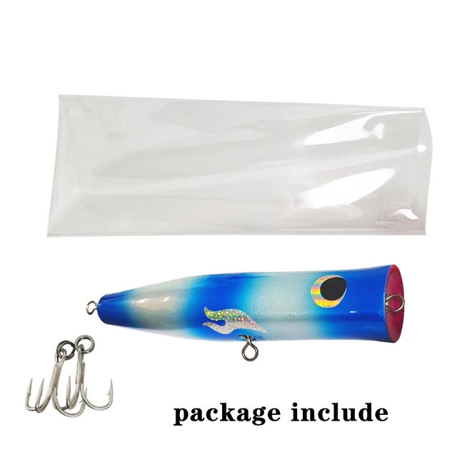 65g90g120g140g Trolling Wood Stickbait Pencil Popper Tuna Boat Fishing Lure Topwater Long Casting Wobbler Carp Artificial Leurre 20