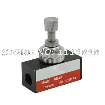 

G1/8 Pipe Bore One Way Air Regulator Flow Speed Valve RE-01