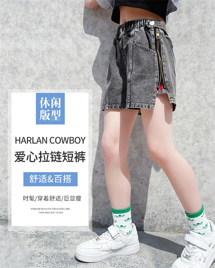 Pantalones vaqueros para niñas, pantalón corto de a 12 años, para verano, cortos| - AliExpress