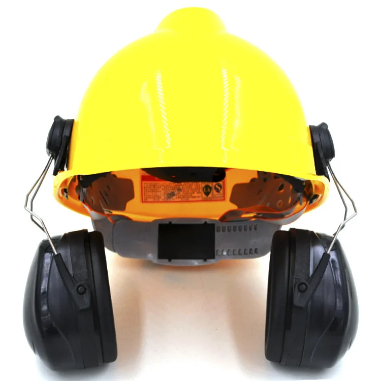 

Safety helmet type earmuff for site protection/sound insulation earmuff/noise reduction helmet type sound insulation earmuff