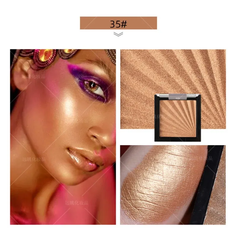 Long-lasting Shiny New Highlighter Powder Cosmetic Recommend 7 Colors Highlight Powder Brighten Skin Color