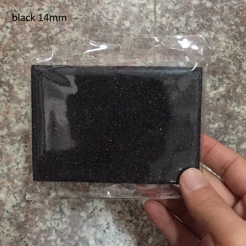 black 14mm 1 шт. губка, волшебный ластик для удаления ржавчины, хлопковые Кухонные гаджеты, аксессуары для удаления накипи, чистящий горшок, кухонные инструменты - Цвет: black 14mm