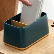 

Desktop Remote Control Storage Box Multi Grids Container Sundries Organizer for Home
