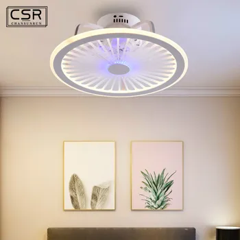 

Indoor Lighting Ceiling Fan Lamp With Remote Control Mobile Phone APP Control Modern Home Decor Smart Ceiling Fan With LED Light
