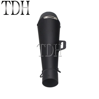 Motorcycle Exhaust Muffler Pipe Slip On For Cafe Racer Choppers Honda Yamaha Kawasaki YZF