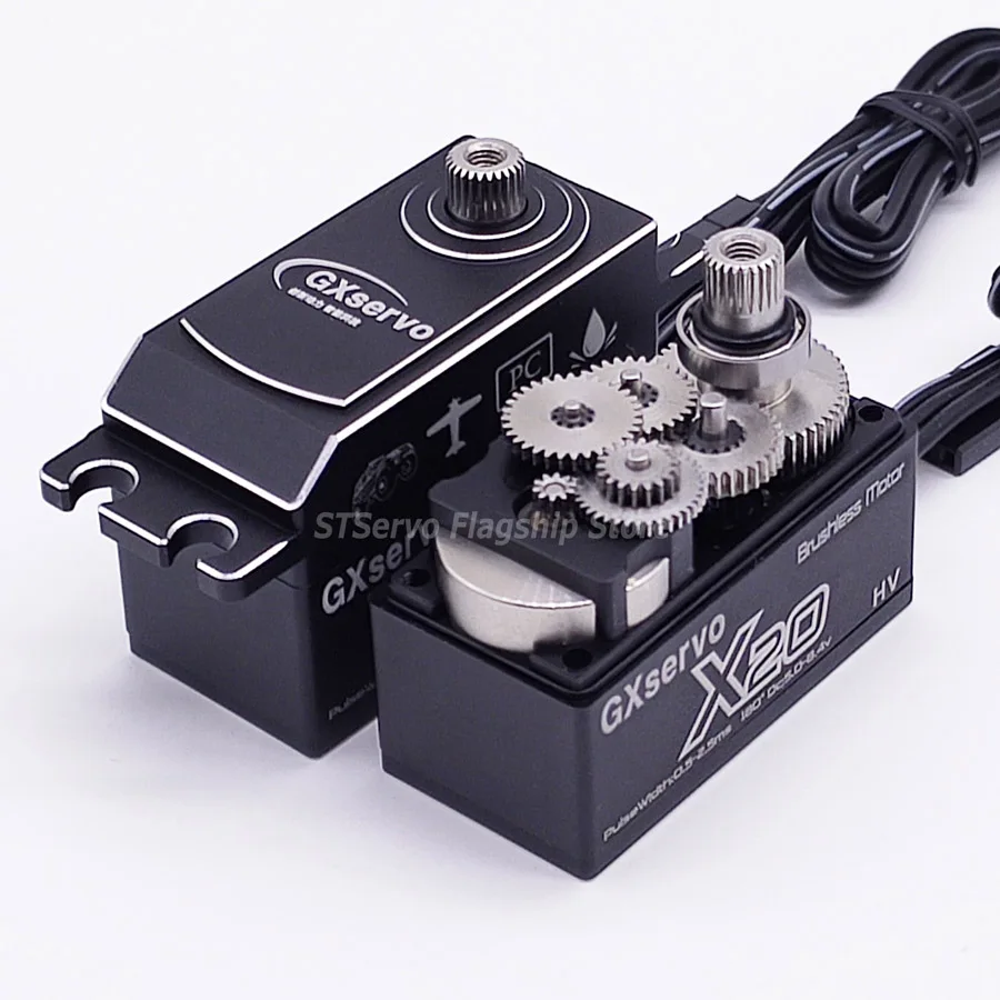 SPT Servo SPT5425LV 25KG grande coppia ingranaggio in metallo Servo digale per RC elettrico telecomando motore cingolato auto  26