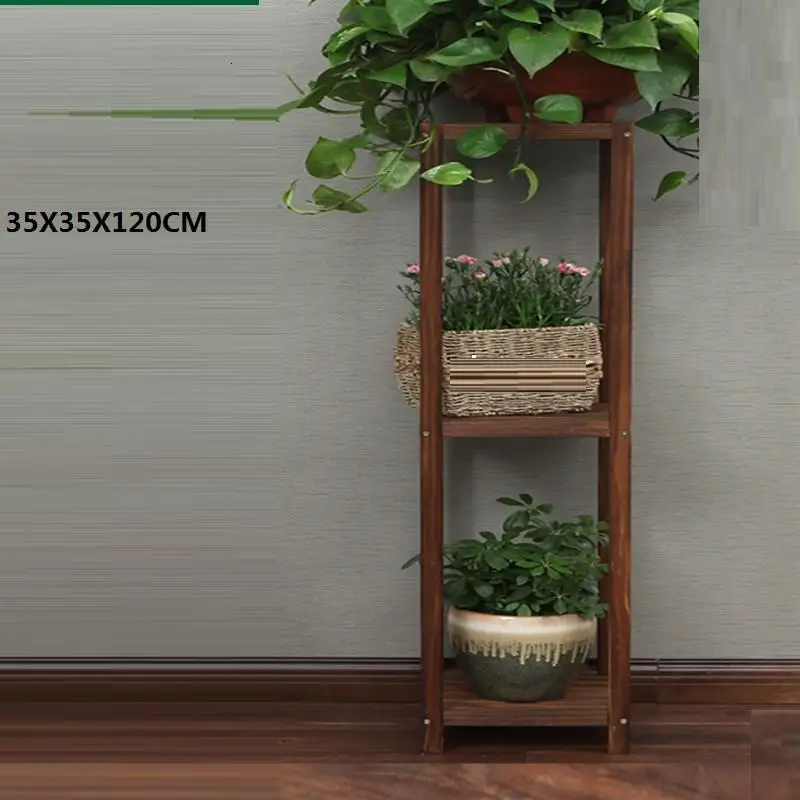Горшок Mueble Plantas лестница дерево Крытый Estante Para Flores Dekoration стеллаж открытый цветок стенд Stojak Na Kwiaty завод полка - Цвет: Version J