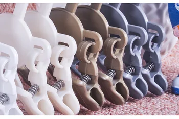 

Kids shoes hook with two clip kids shoe display pegs pp material goods show hanger 200pcs / lot